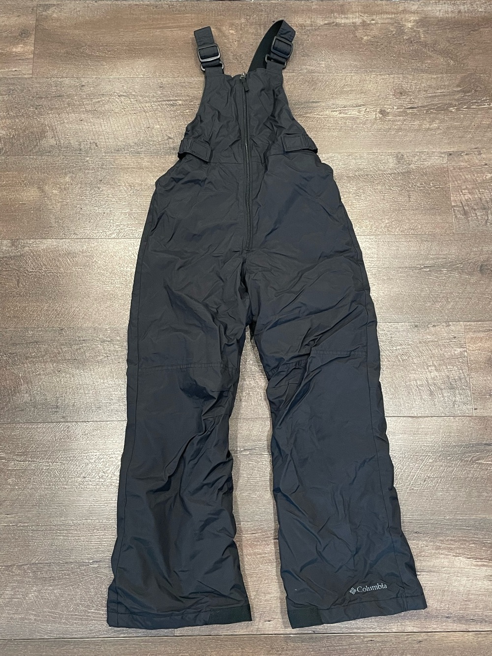Columbia Black Youth Snow Bib Overalls Size Medium 10/12